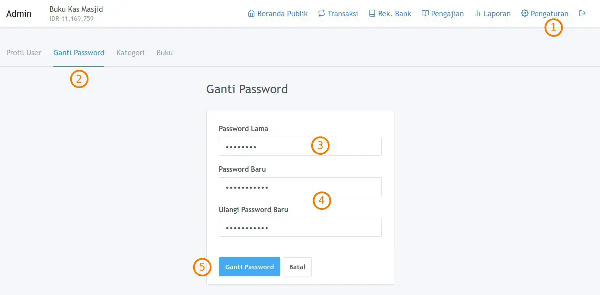 Ganti Password